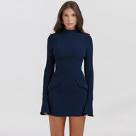 Casual autumn short dress