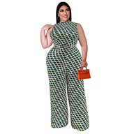 Plus Size Women Jumpsuit Summer Clothes