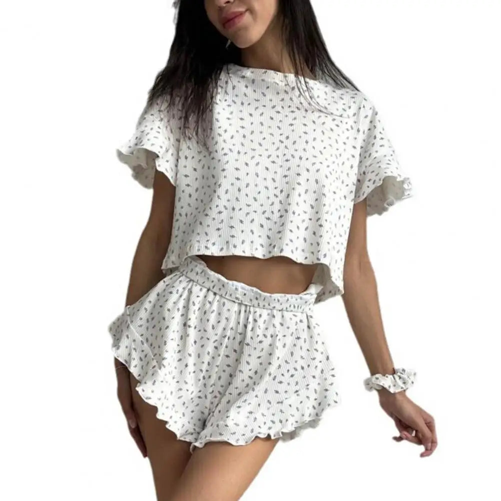 comfortable short sleeve elastic waist Cozy for Ladies