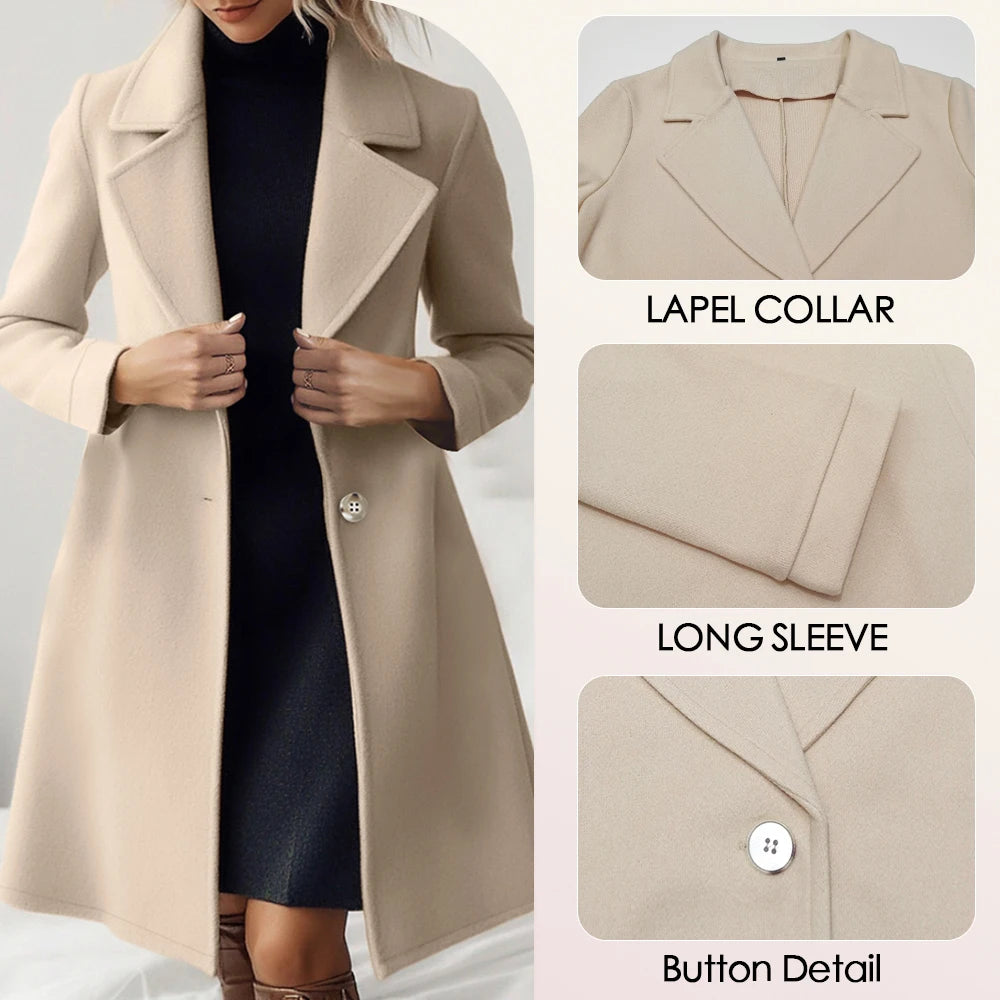 Mia Muse Women's Coats Autumn Winter