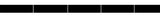 Black horizontal bar with five equal segments