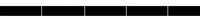 Black horizontal bar with five equal segments