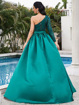 Bodycon sequin dress side view