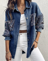 Button-up women’s shacket for fall