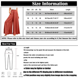 Casual chiffon pants for vacation