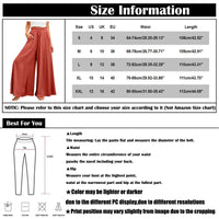 Casual chiffon pants for vacation