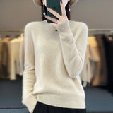 Cozy O-neck winter sweater