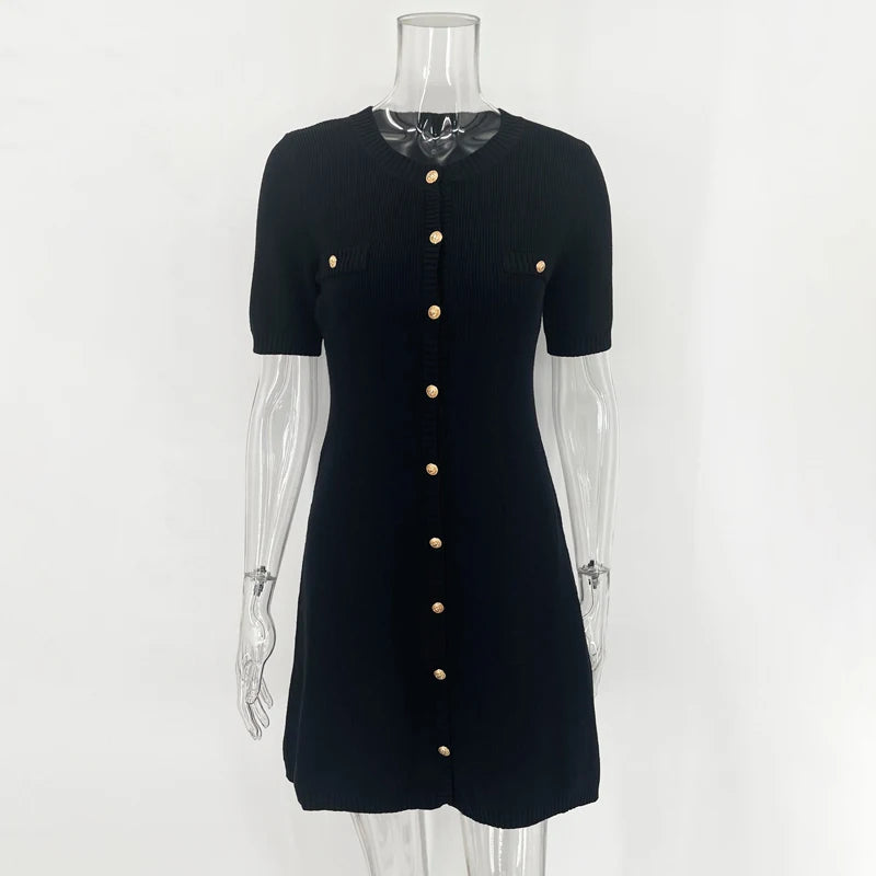 Cozy long sleeve white knit dress