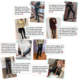 Edgy women’s high-rise leather leggings