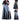 Faux leather high slit black skirt