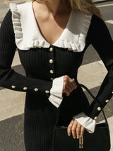 Formal maxi dress with elegant details