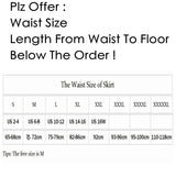 Full-length flowing skirt for women