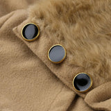 Women's Winter Slim Long Wool Sherpa Coat Double