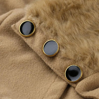 Women's Winter Slim Long Wool Sherpa Coat Double