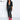 Womens Black PU Leather Jumpsuit