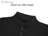 Women Full Zip-up Yoga Top Workout Running Jackets
