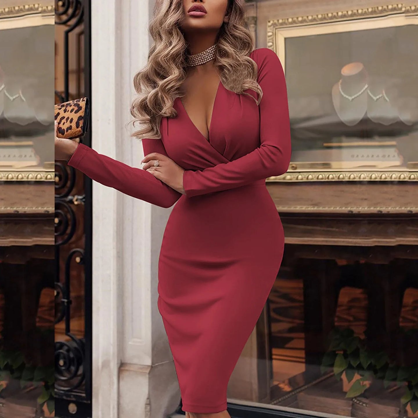Elegant Women Bodycon White Dresses