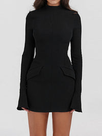 Lady mini dress for autumn streetwear