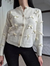 Minimalist open front cardigan