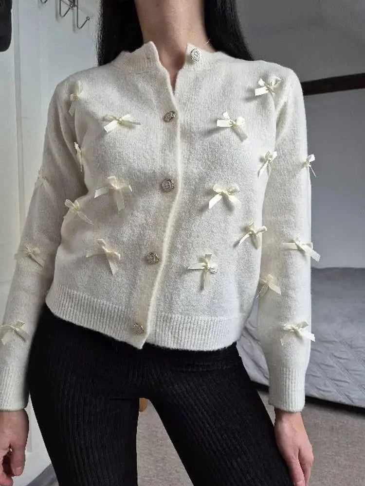 Minimalist open front cardigan
