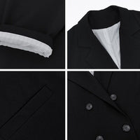 Notched Collar Business Blazer Suit Coat