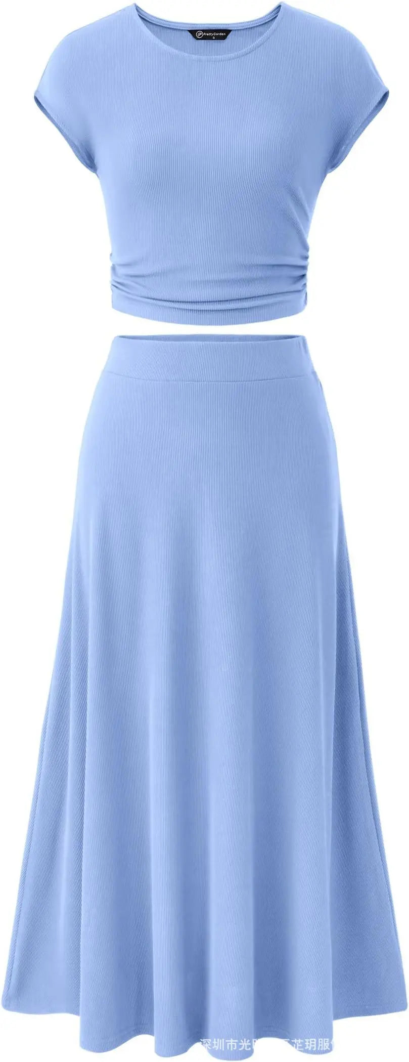 Women's 2Piece Summer Y2K Slim Fit Outfits Set