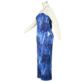 Strapless High Waist Straight Wide Leg Jumpsuit