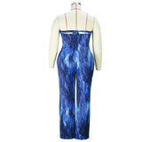 Strapless High Waist Straight Wide Leg Jumpsuit