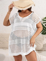 GIBSIE Plus Size Bikini Cover Up For Women