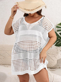 GIBSIE Plus Size Bikini Cover Up For Women