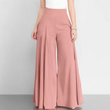 Womens High Waist Wide Leg Pants