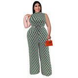 Plus Size Women Jumpsuit Summer Clothes