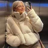 Women's Lamb Wool Short Cotton Coat