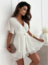Summer Casual Party Dresses Sexy V-neck