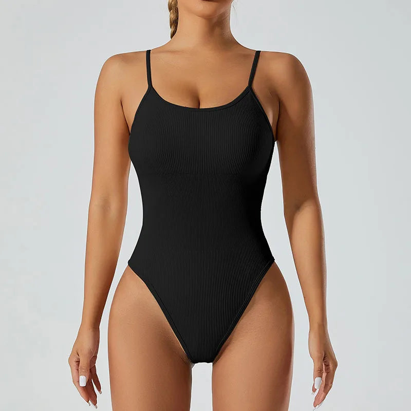 New Seamless Knit One-Piece Yoga Jumpsuit