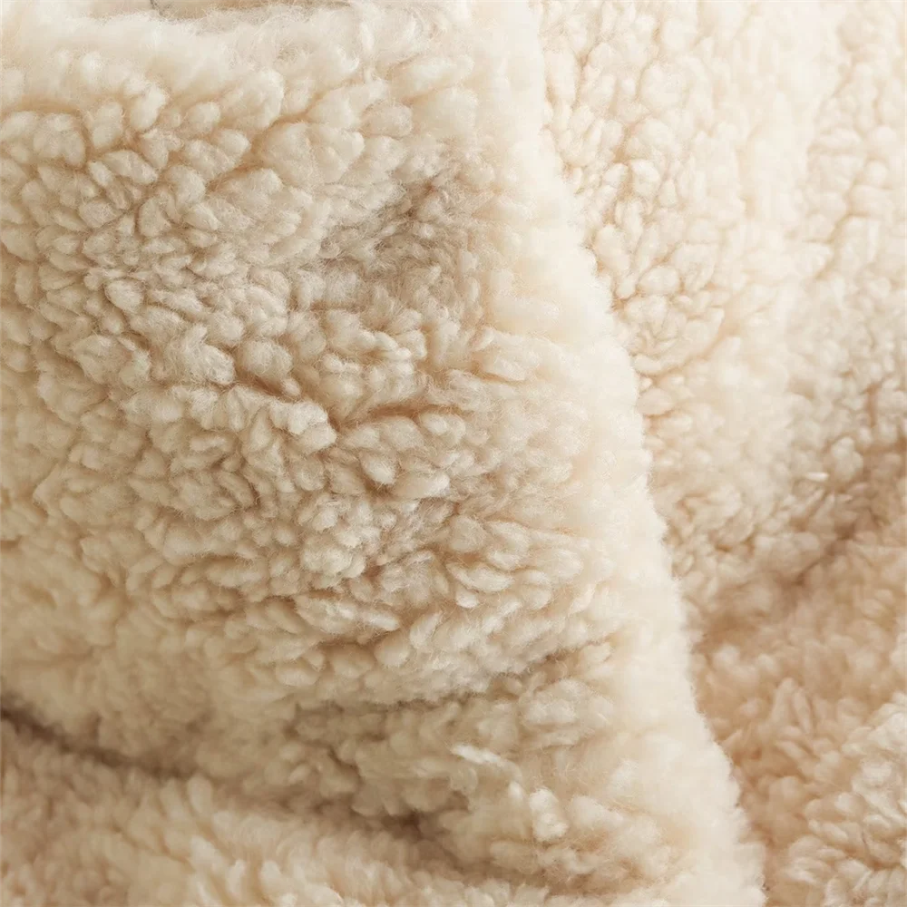 Women's Lamb Wool Short Cotton Coat