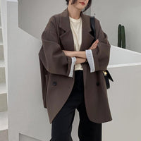 Notched Collar Business Blazer Suit Coat