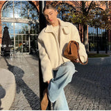 Chic Women's Thermal Lamb Wool Coats