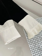 2 Piece Shorts Sets Peter Pan Collar Luxury Cardigans Fashion