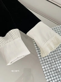 2 Piece Shorts Sets Peter Pan Collar Luxury Cardigans Fashion