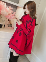 Oversized Autumn Pullover Knitted Tops