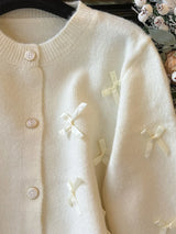 Spring Autumn Grey Knitted Cardigan Sweater