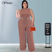 Plus Size Women Jumpsuit Summer Clothes