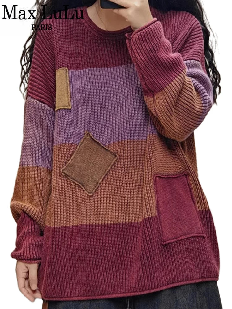 Max LuLu Design Autumn Womens Fashion Sweaters