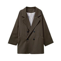 Notched Collar Business Blazer Suit Coat