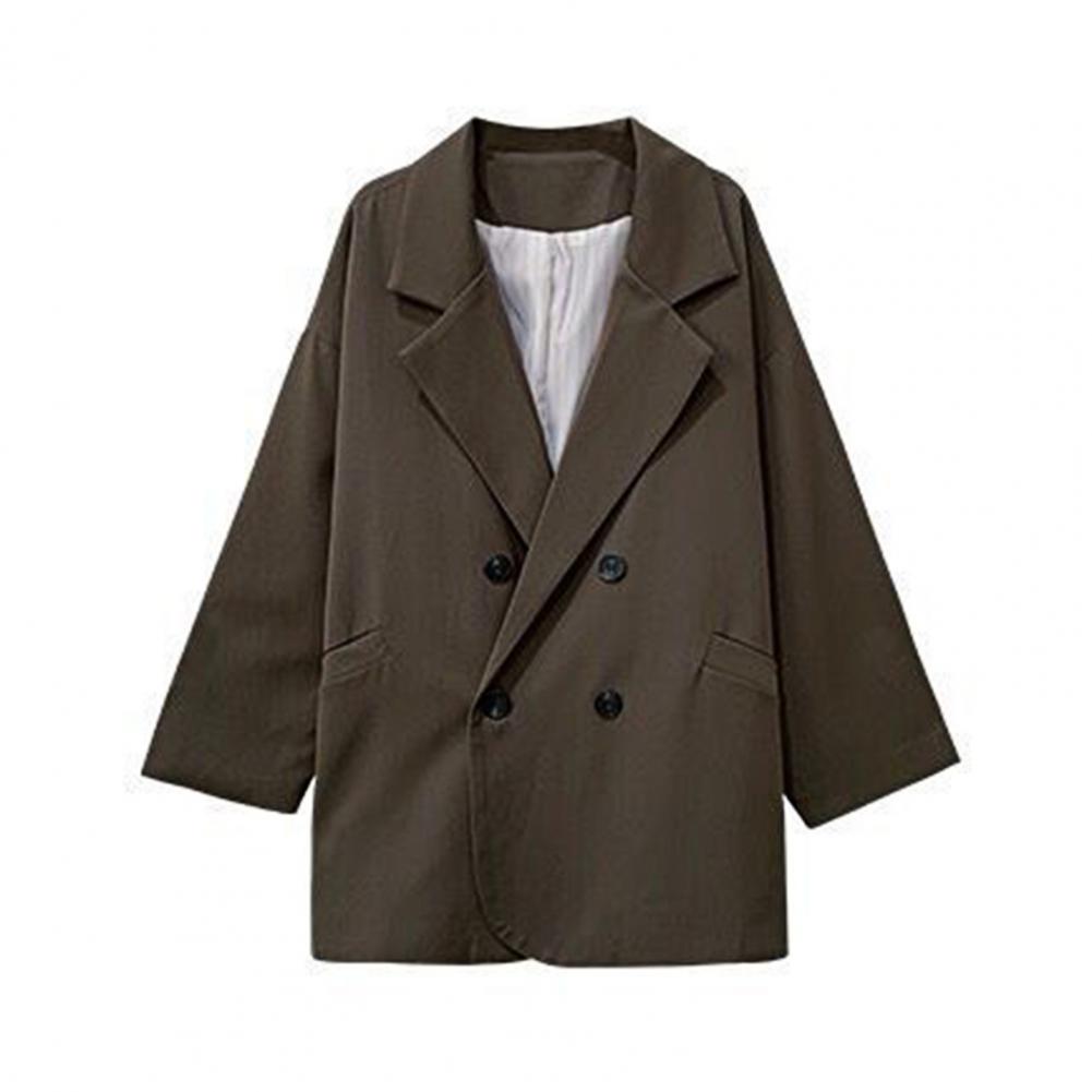 Notched Collar Business Blazer Suit Coat