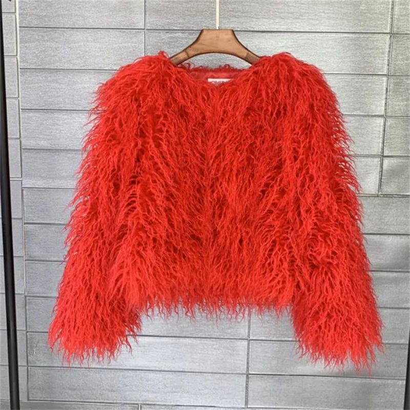 Winter Warm Women Faux Fur Coat