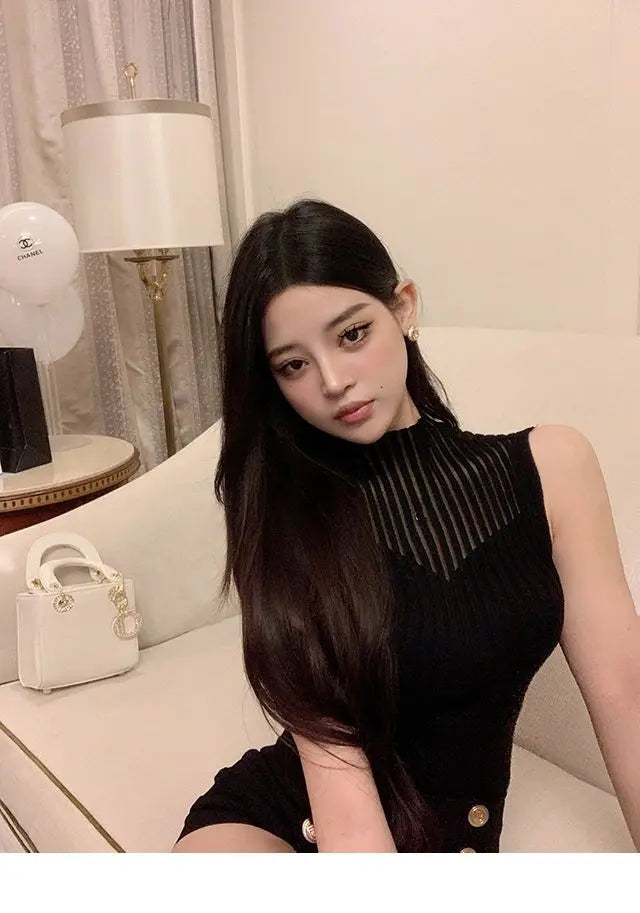 Women Half High Collar Hotsweet Summer Casual Style
