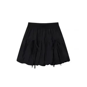 Women Y2K Bubble Skirt Fashion Elastic Waist