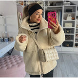 Chic Women's Thermal Lamb Wool Coats